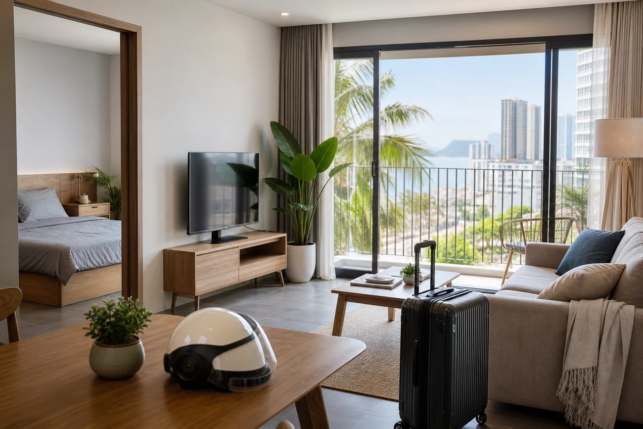 What counts as a long-term rental in Da Nang?